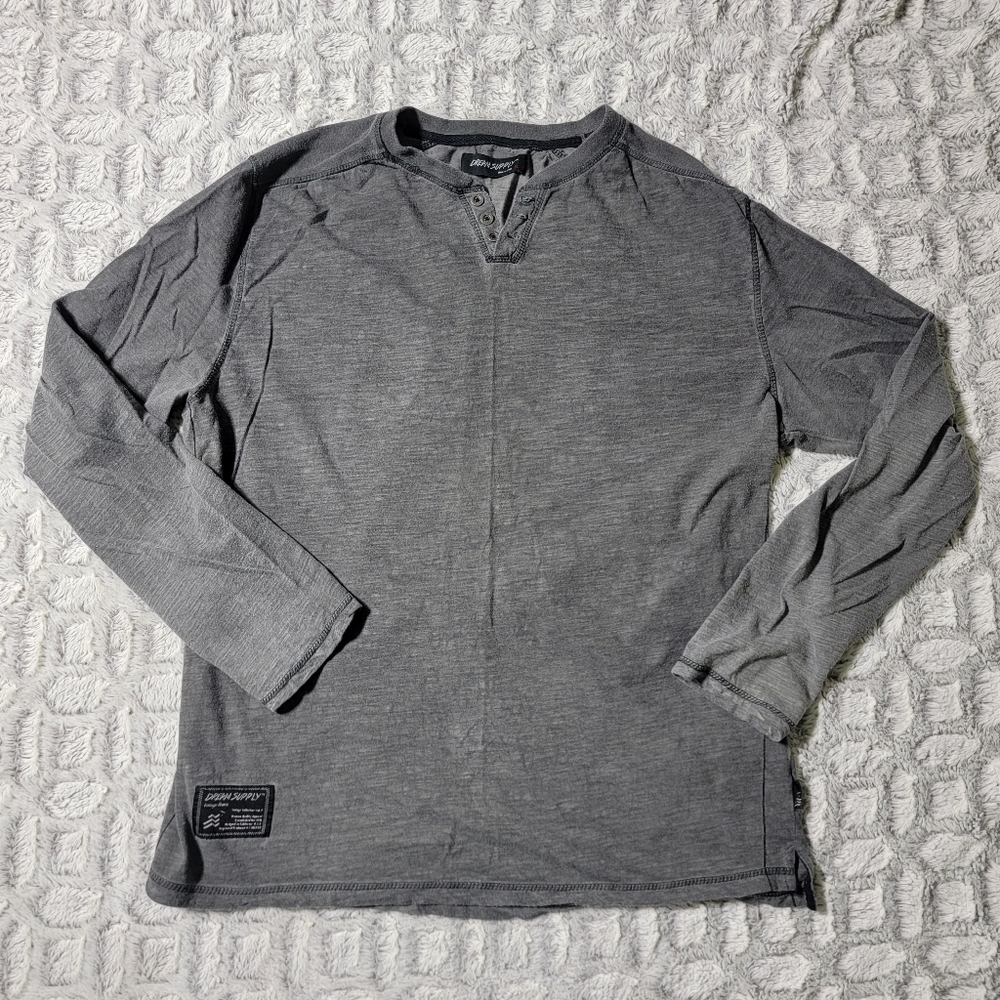 Dream Supply | Grey Long Sleeve Shirt | Women's Size XL
